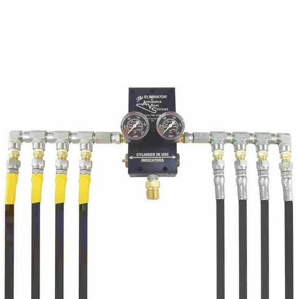 Assurance Valve "Eliminator" 8-Cylinder Automatic CO2 Changeover System | Non-Electric 8-Tank Gas Switchover